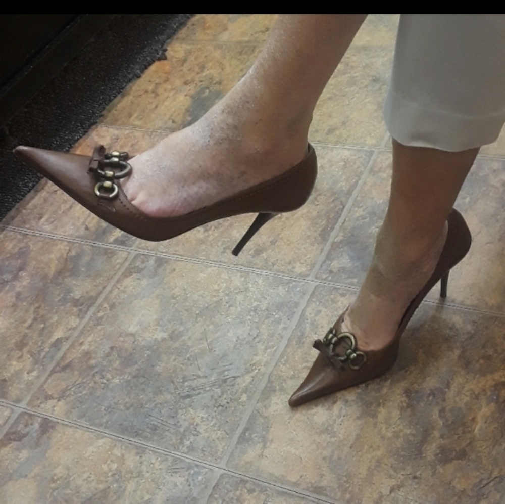 VINTAGE BROWN'S I'D leather shoe made in Italy